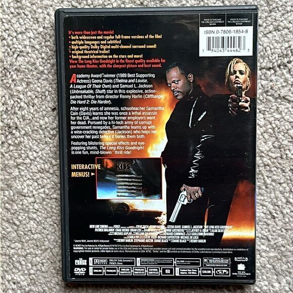 “The Long Kiss Goodnight” DVD! - Picture 2 of 5